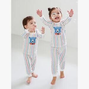Minik Unisex Kids Pajama Set - Reading Bear
